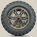 12in. TIMBERWOLF 22x10-12 on Excalibur Series 66 Chrome Wheel - Set of 4