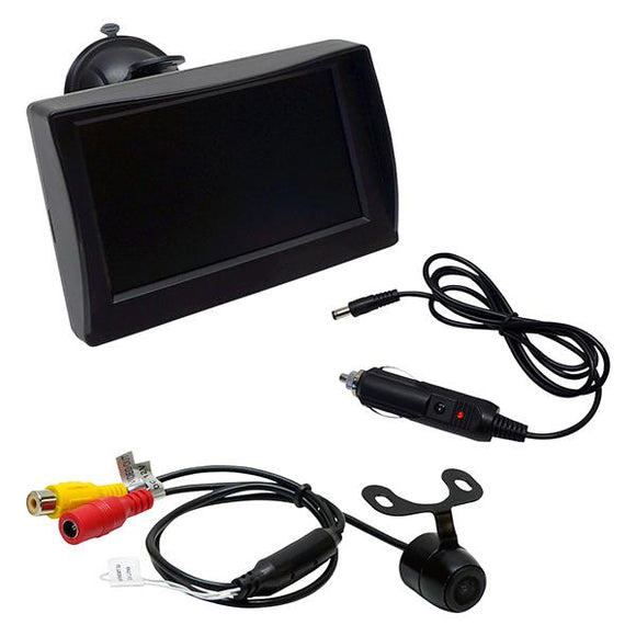 Back Up Camera Package for Golf Cart, Flush Mount Camera and 4.3