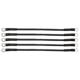 Battery Cable SET, Includes (5) 12" Cables, Club Car 36V 1981+, Yamaha G2/G8/G9 36V 1985-1994