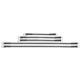Battery Cable SET, Includes (2) 21" (2) 12" (1) 9" Cables, Club Car Precedent w/ 8V Batteries