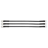 Battery Cable SET, Includes (3) 14" Cables, Club Car DS w/ 12V Batteries