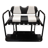 EXCALIBUR Premium Diamond Stitch Seat Cover Set - Black/White