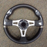 Carbon Fibre Custom F1 Golf Cart Steering Wheel with Adapter