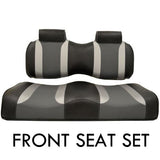 TSUNAMI Black / Liquid Silver / Lagoon Grey Cushion Set (2 pcs)