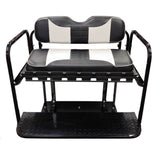 EXCALIBUR Premium Rally Seat Cover Set - Black/White