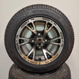 10in. Low Pro 205/50-10 on Excalibur Series 63 Gunmetal/Machined Face - Set of 4