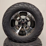 10in. LIGHTNING Off Road 20X10X10 on Excalibur Series 79 Black/Machined Face - Set of 4