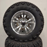 10in. Off Road 20X10X10 on Excalibur Series 74 Silver/Machined Face - Set of 4