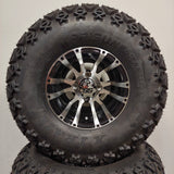 10in. Off Road 22 X 11-10 on Excalibur Series 56 Black/Machined Face - Set of 4