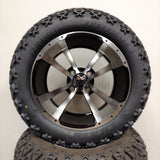 14in. Off Road 23x10x14 on Excalibur Series 79 Black/Machined Face Wheel - Set of 4