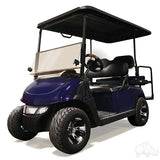 Golf Cart Windshield - CLEAR - Premium Factory Style Folding (Includes Mounting Kit)