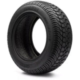 12in. Low Pro 215/50-12 on Excalibur Series 74 Gloss Black Wheel - Set of 4