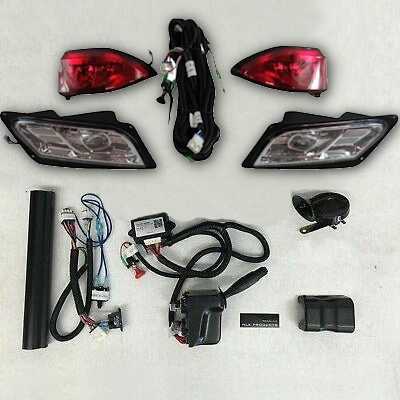 Deluxe Street Package - LED Light Bar Kit, Club Car Tempo