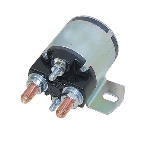 Solenoid, 12V 4 Terminal Silver, Yamaha G2-G16 4-cycle Gas 1985-2002