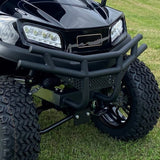 Heavy Duty OEM Style Front Brush Guard, Black Powder Coat Steel, Club Car Tempo