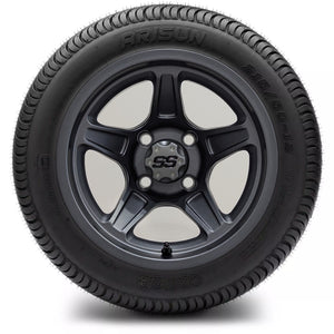 12in. Low Pro 215/50-12 on Excalibur Series 88 Matte Grey Wheel - Set of 4