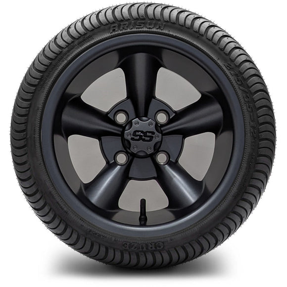 12in. Low Pro 215/35-12 on Excalibur Series 82 Matte Grey Wheel - Set of 4