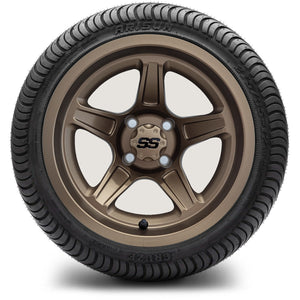 12in. Low Pro 215/35-12 on Excalibur Series 88 Matte Bronze Wheel - Set of 4