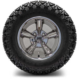 12in. Off Road 23x10.5x12 on Excalibur Series 82 Chrome Wheel - Set of 4