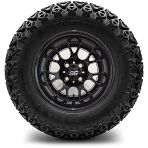 12in. Off Road 23x10.5x12 on Excalibur Series 85 Gloss Black Wheel - Set of 4