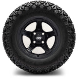 12in. Off Road 23x10.5x12 on Excalibur Series 88 Matte Black Wheel - Set of 4