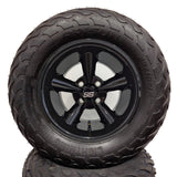 12in. LIGHTNING Off Road 23x10-12 on Excalibur Series 82 Gloss Black Wheel - Set of 4