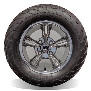 12in. LIGHTNING Off Road 23x10-12 on Excalibur Series 82 Chrome Wheel - Set of 4