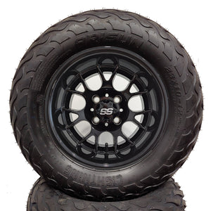 12in. LIGHTNING Off Road 23x10-12 on Excalibur Series 85 Gloss Black Wheel - Set of 4