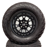 12in. LIGHTNING Off Road 23x10-12 on Excalibur Series 85 Gloss Black Wheel - Set of 4