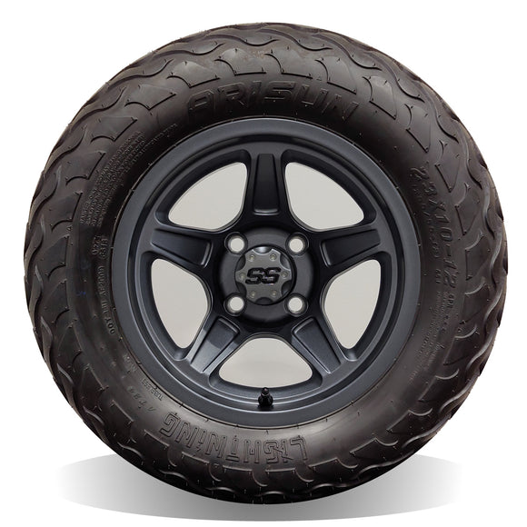 12in. LIGHTNING Off Road 23x10-12 on Excalibur Series 88 Matte Grey Wheel - Set of 4