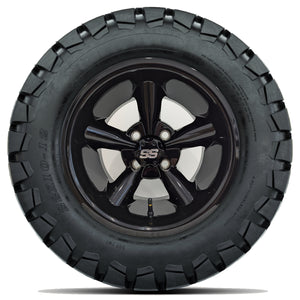 12in. TIMBERWOLF 22x10-12 on Excalibur Series 82 Gloss Black Wheel - Set of 4