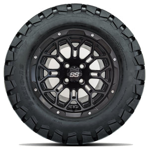 12in. TIMBERWOLF 22x10-12 on Excalibur Series 87 Matte Black Wheel - Set of 4