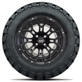 12in. TIMBERWOLF 22x10-12 on Excalibur Series 87 Matte Black Wheel - Set of 4