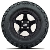 12in. TIMBERWOLF 22x10-12 on Excalibur Series 88 Matte Black Wheel - Set of 4