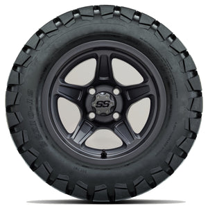 12in. TIMBERWOLF 22x10-12 on Excalibur Series 88 Matte Grey Wheel - Set of 4