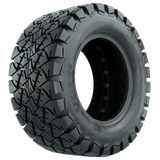 12in. TIMBERWOLF 22x10-12 on Excalibur Series 77 Black/Blue Machined Face Wheel - Set of 4