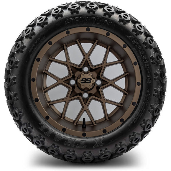 14in. Off Road 23x10x14 on Excalibur Series 80 Matte Bronze Wheel - Set of 4