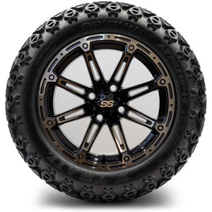 14in. Off Road 23x10x14 on Excalibur Series 81 Black/Bronze Wheel - Set of 4