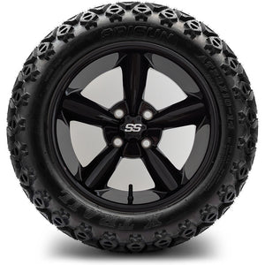 14in. Off Road 23x10x14 on Excalibur Series 82 Gloss Black Wheel - Set of 4