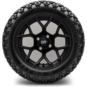 14in. Off Road 23x10x14 on Excalibur Series 84 Matte Black Wheel - Set of 4