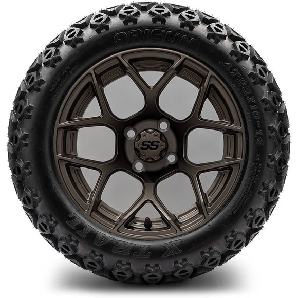 14in. Off Road 23x10x14 on Excalibur Series 84 Matte Bronze Wheel - Set of 4