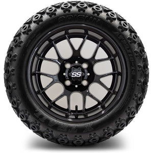 14in. Off Road 23x10x14 on Excalibur Series 85 Gloss Black Wheel - Set of 4