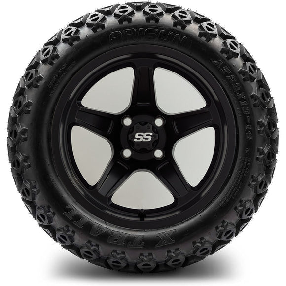 14in. Off Road 23x10x14 on Excalibur Series 88 Matte Black Wheel - Set of 4