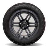 14in. TIMBERWOLF 22x10-14 on Excalibur Series 77 Matte Grey Wheel - Set of 4