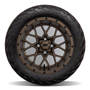 14in. LIGHTNING Off Road 23x10x14 on Excalibur Series 80 Matte Bronze Wheel - Set of 4