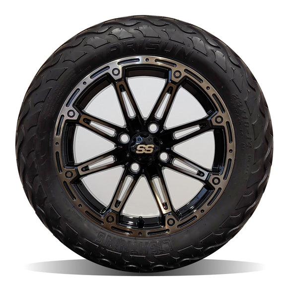 14in. LIGHTNING Off Road 23x10x14 on Excalibur Series 81 Black/Bronze Wheel - Set of 4