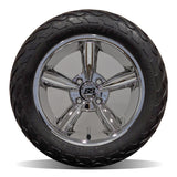 14in. LIGHTNING Off Road 23x10x14 on Excalibur Series 82 Chrome Wheel - Set of 4