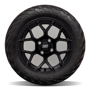 14in. LIGHTNING Off Road 23x10x14 on Excalibur Series 84 Matte Black Wheel - Set of 4