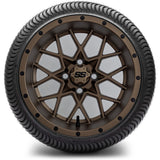 14in. Low Pro 205/30-14 on Excalibur Series 80 Matte Bronze Wheel - Set of 4