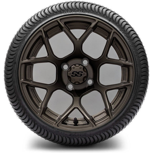 14in. Low Pro 205/30-14 on Excalibur Series 84 Matte Bronze Wheel - Set of 4